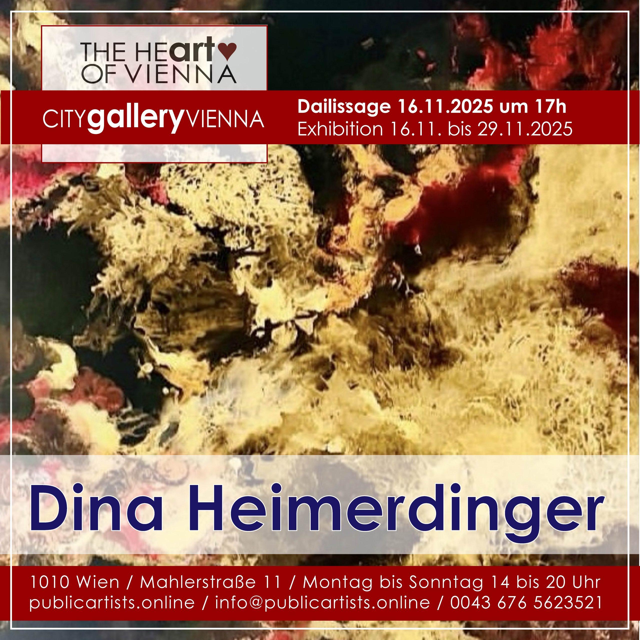 Dina Heimerdinger in der CITYgalleryVIENNA