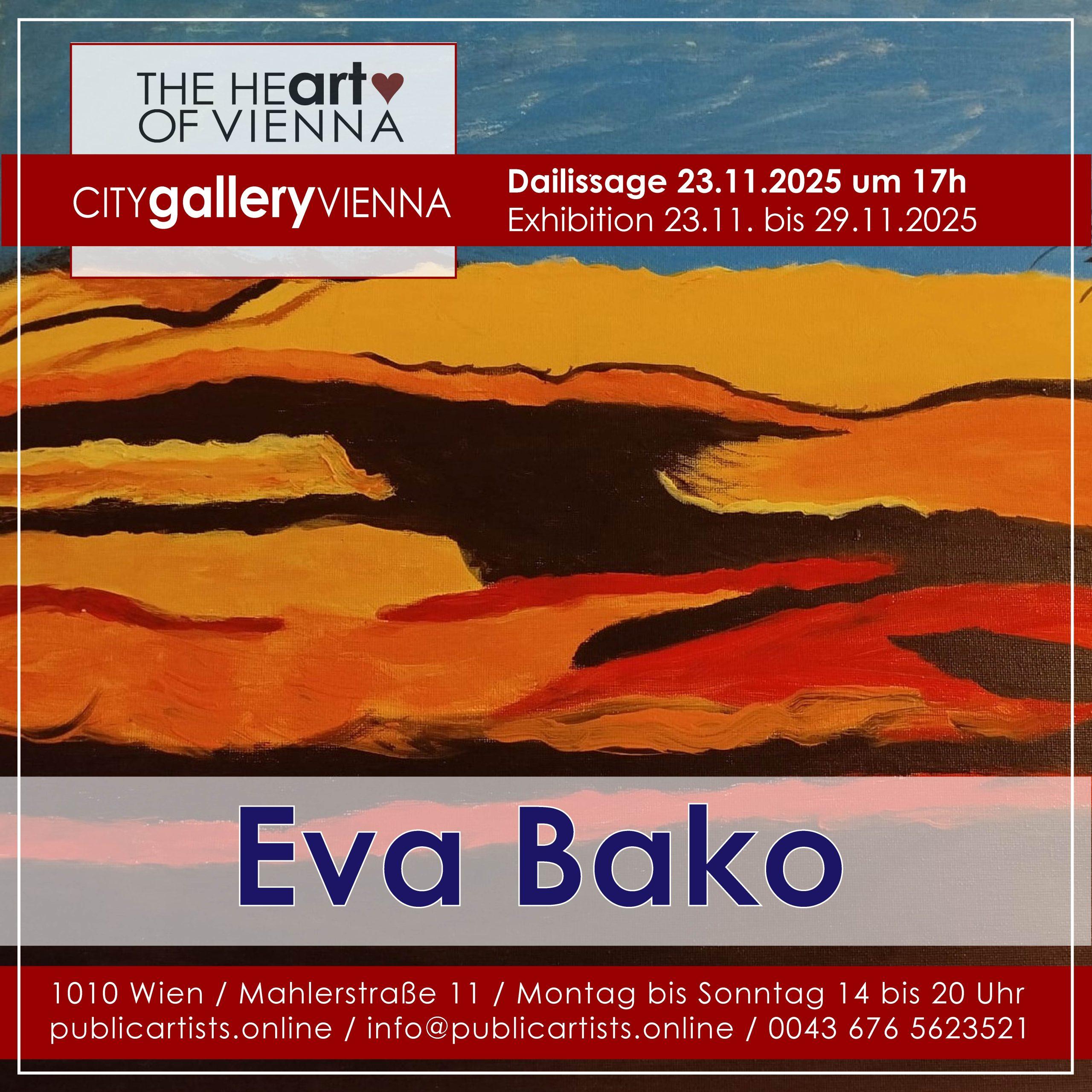 Eva Bako in der CITYgalleryVIENNA