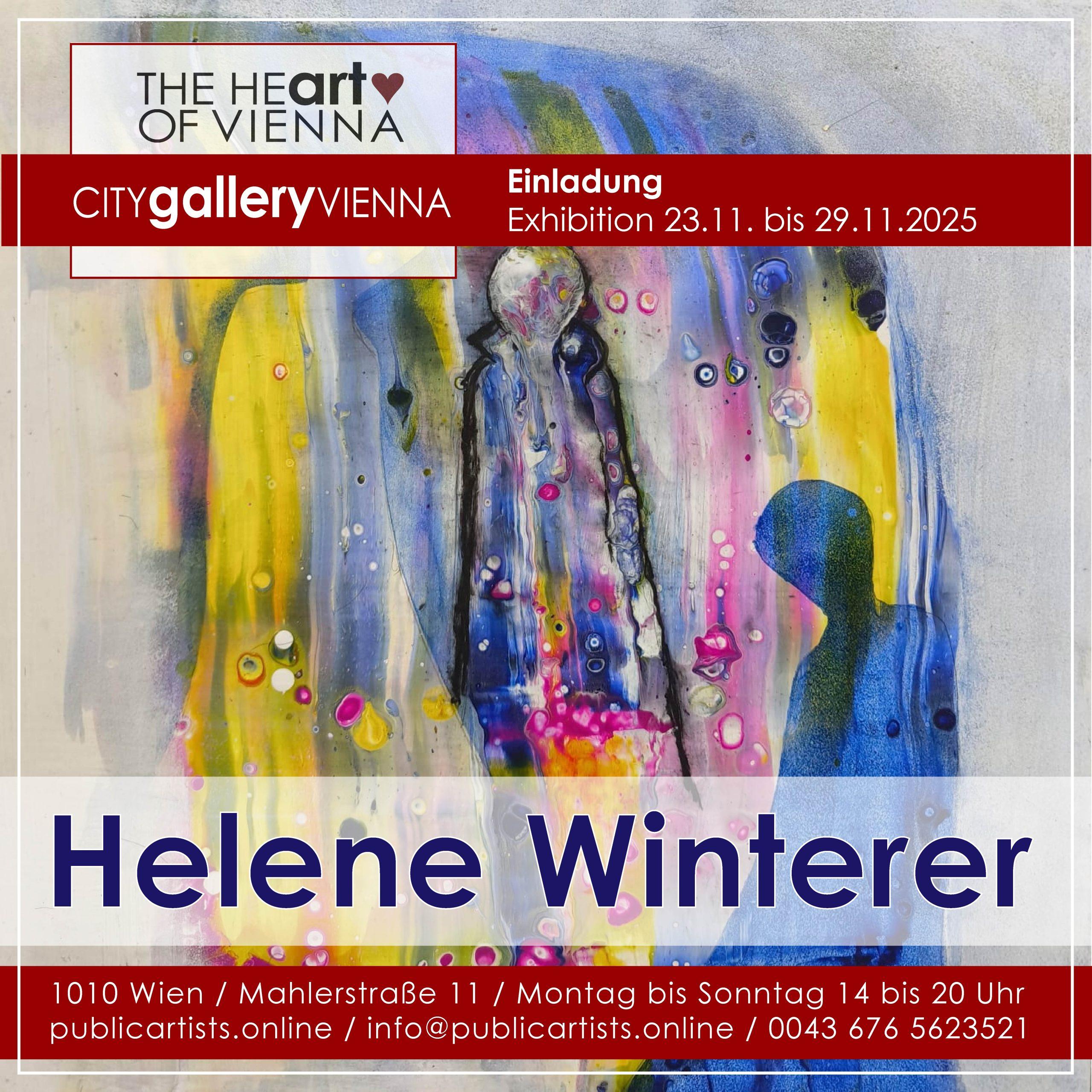 Helene Winterer in der CITYgalleryVIENNA