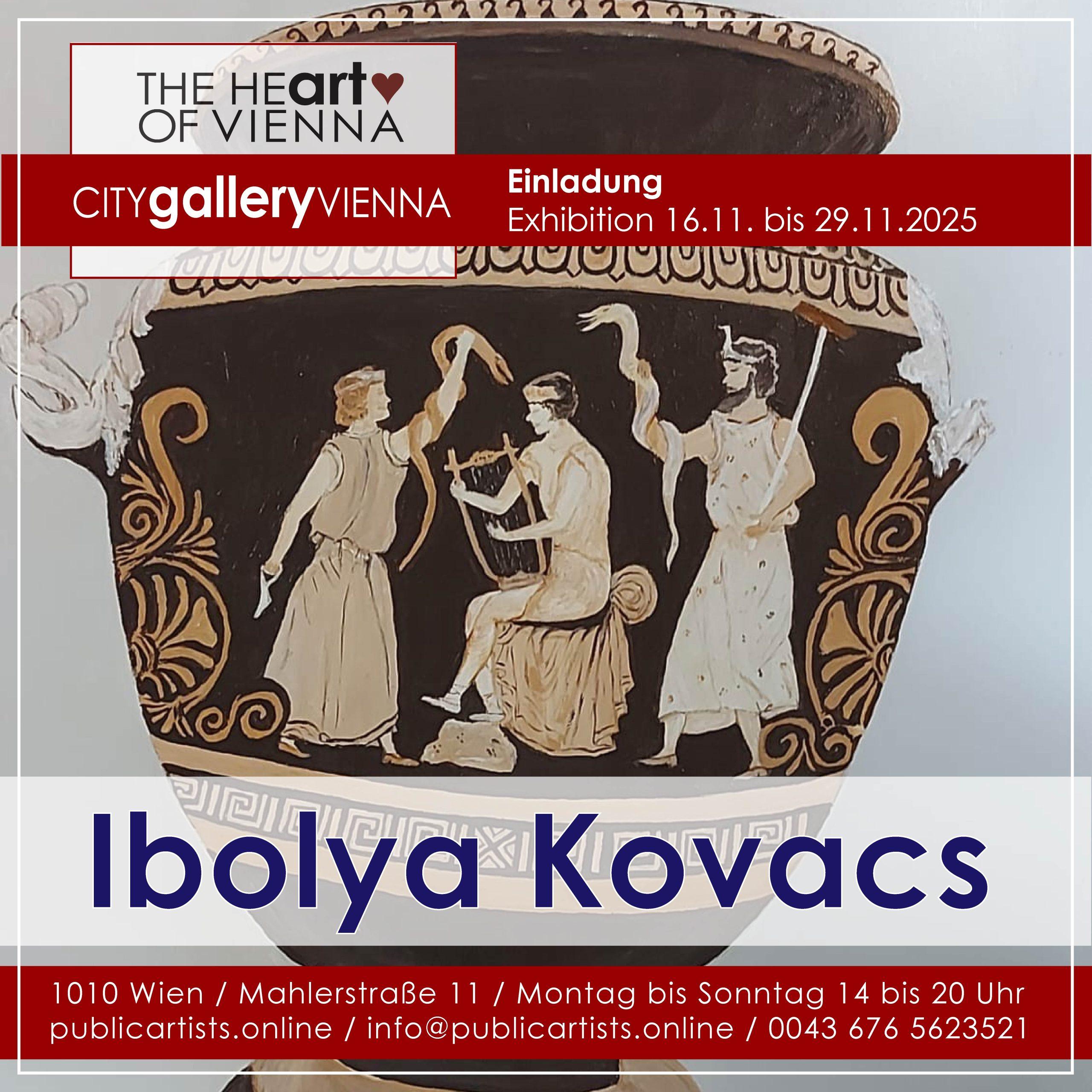 Ibolya Kovacs in der CITYgalleryVIENNA