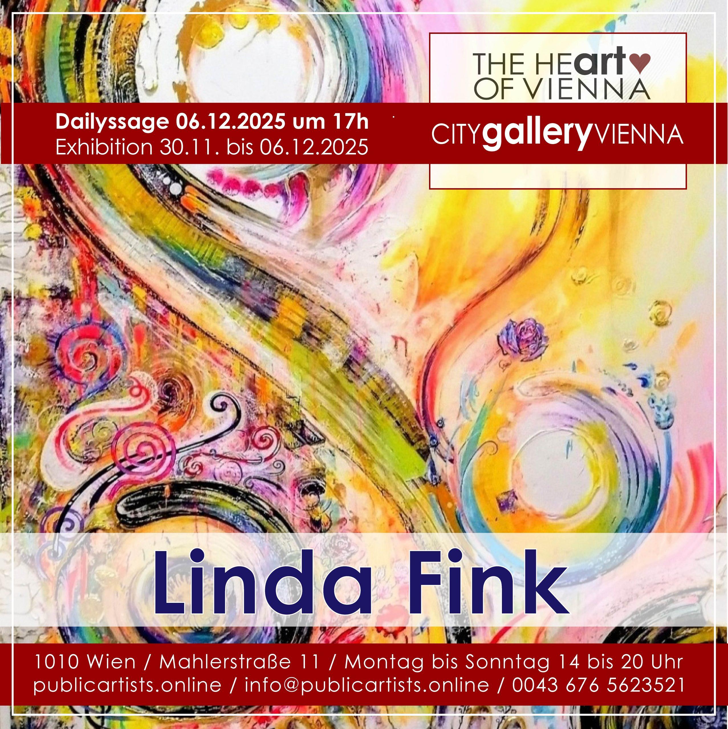 Linda Fink in der CITYgalleryVIENNA