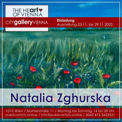 Natalia Zghurska in der CITYgalleryVIENNA