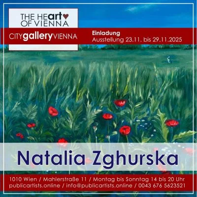 Natalia Zghurska in der CITYgalleryVIENNA