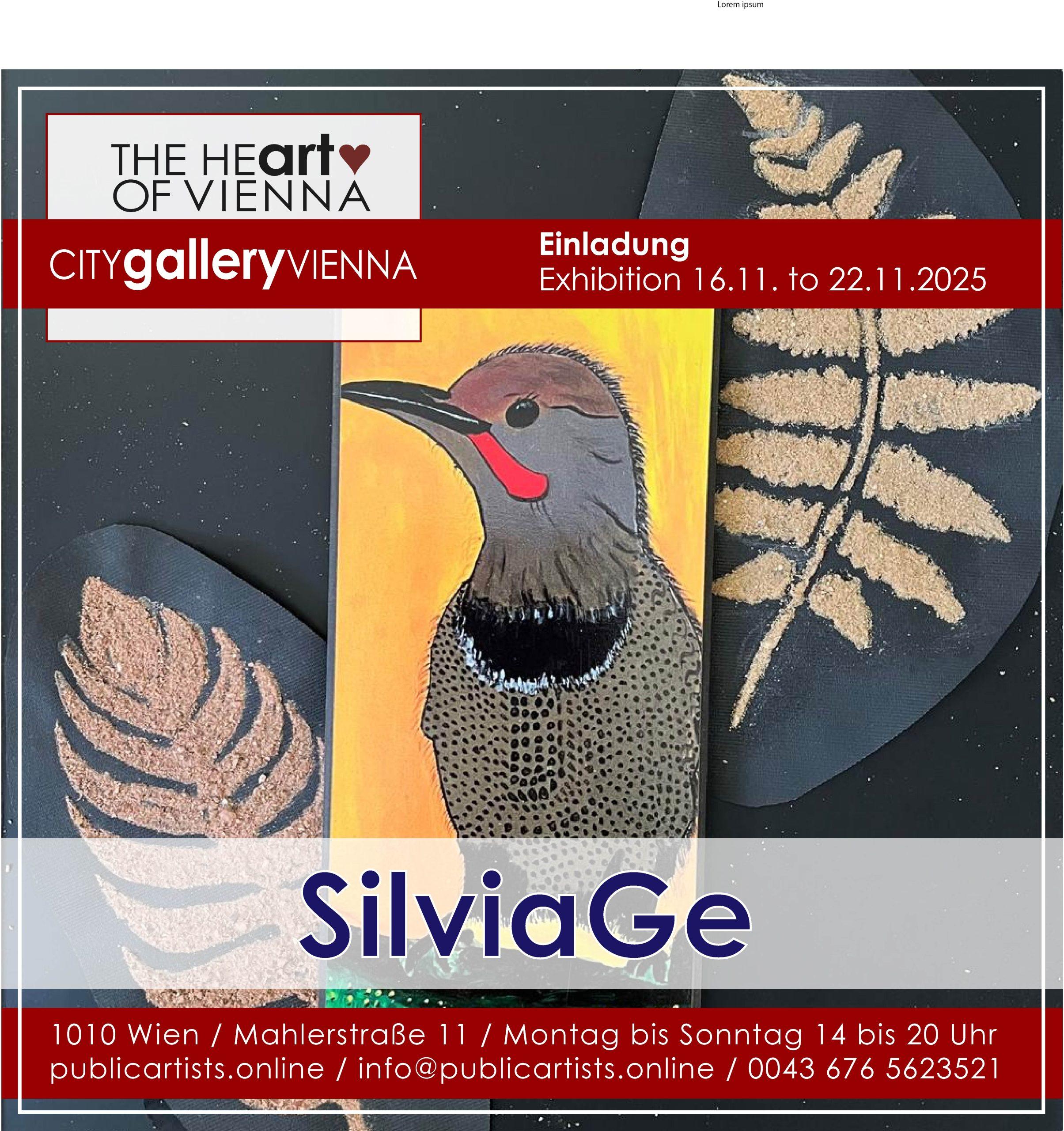 SilviaGe in der CITYgalleryVIENNA