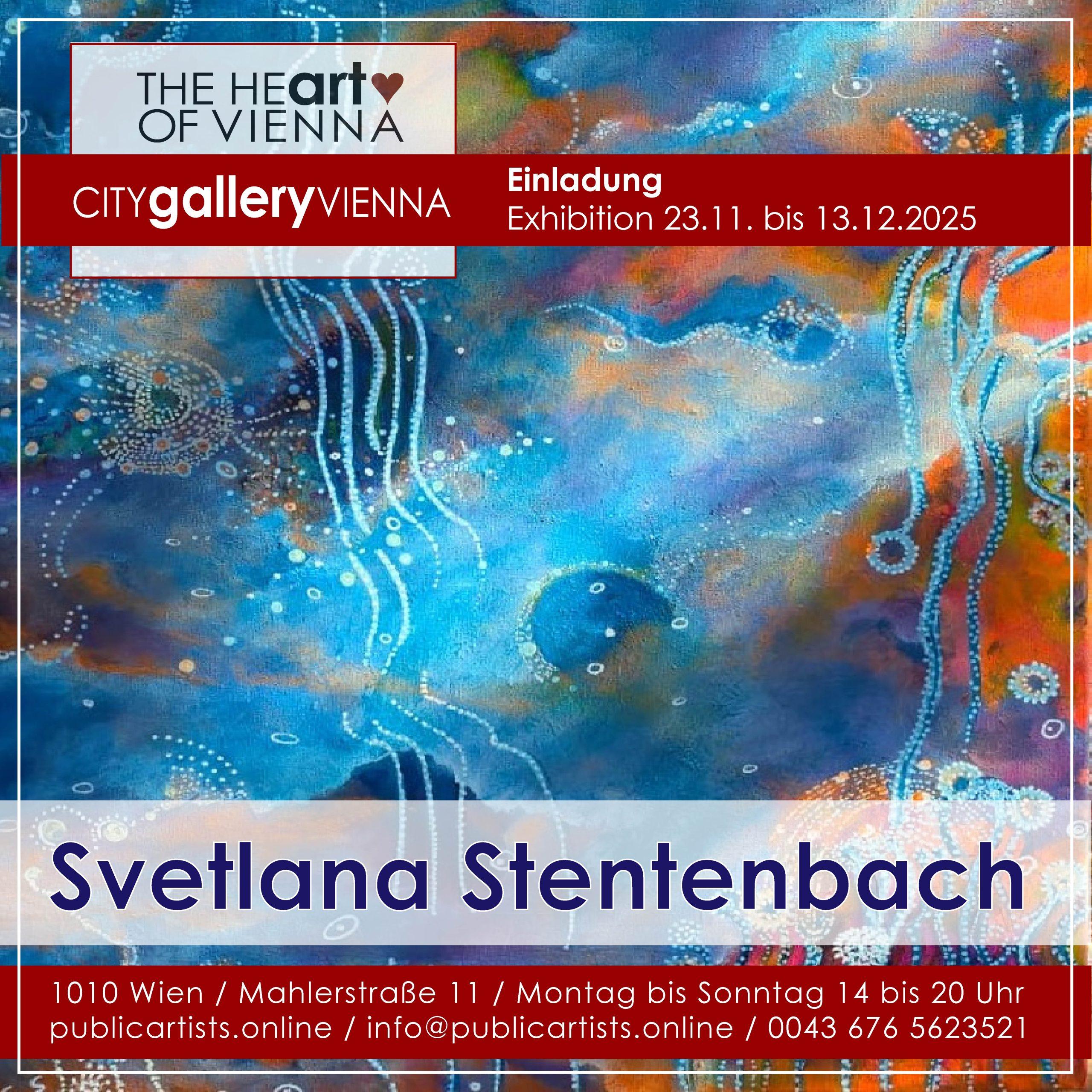 Svetlana Stentenbach in der CITYgalleryVIENNA