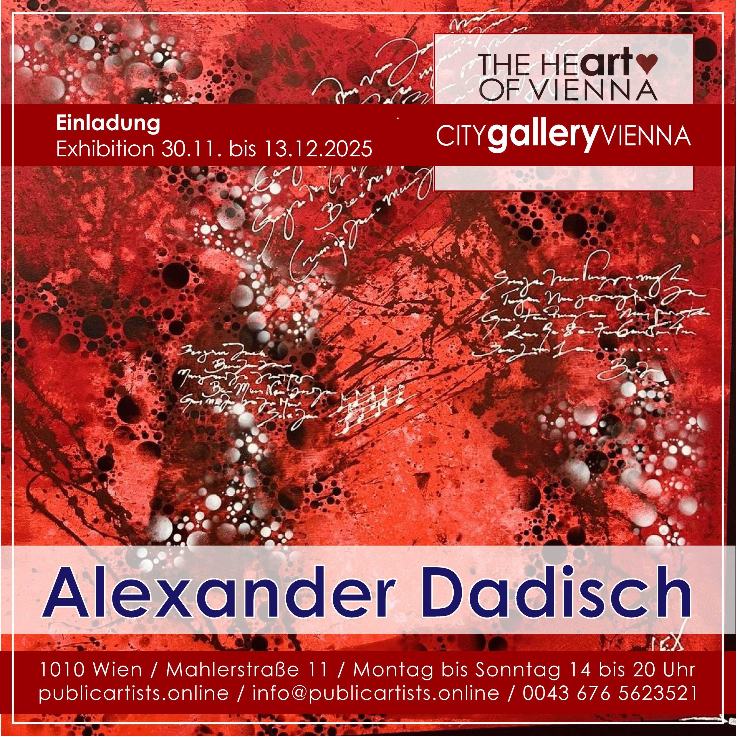 Alexander Dadisch in der CITYgalleryVIENNA