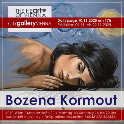 Bozena Kormout in der CITYgalleryVIENNA