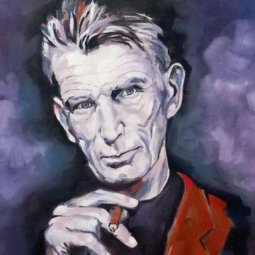 Der „Endspiel“-Autor mit Zigarre