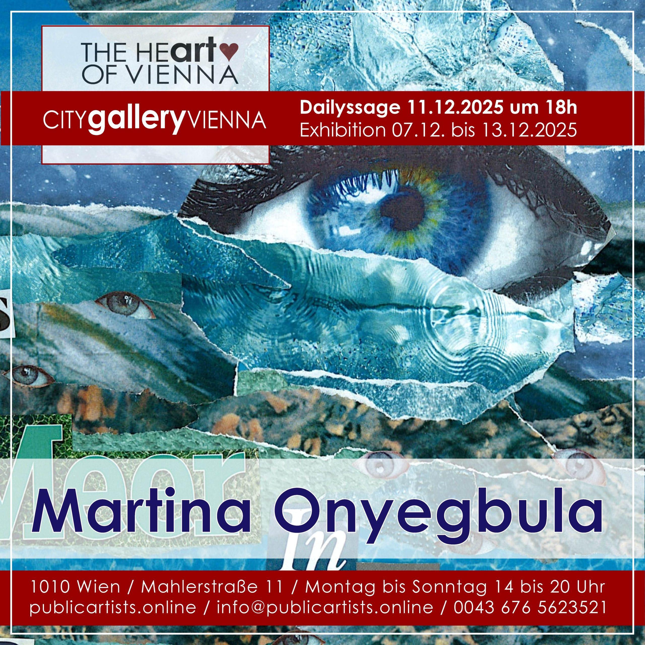 Martina Onyegbula in der CITYgalleryVIENNA