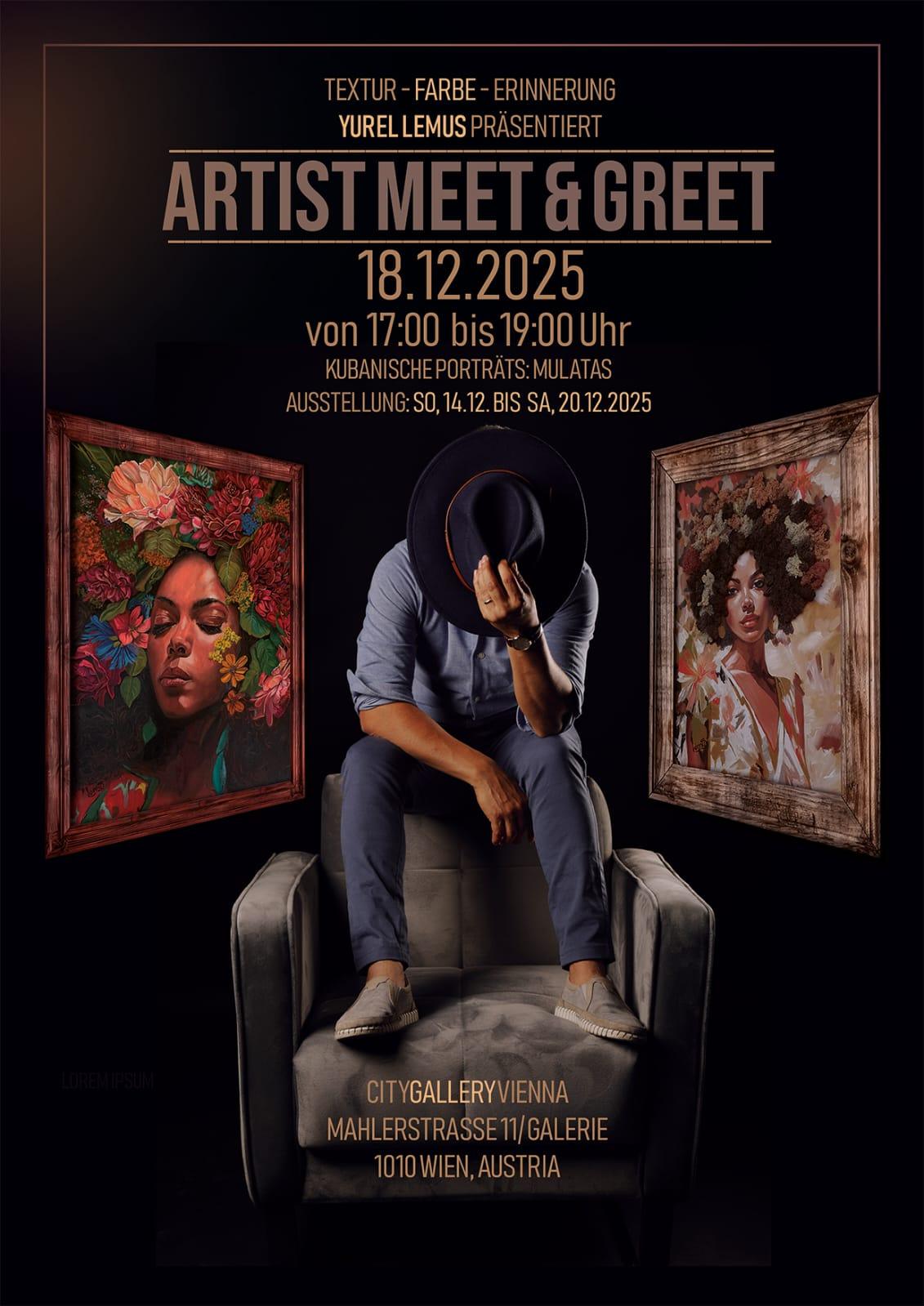 Yurel Lemus CITYgalleryVIENNA'da