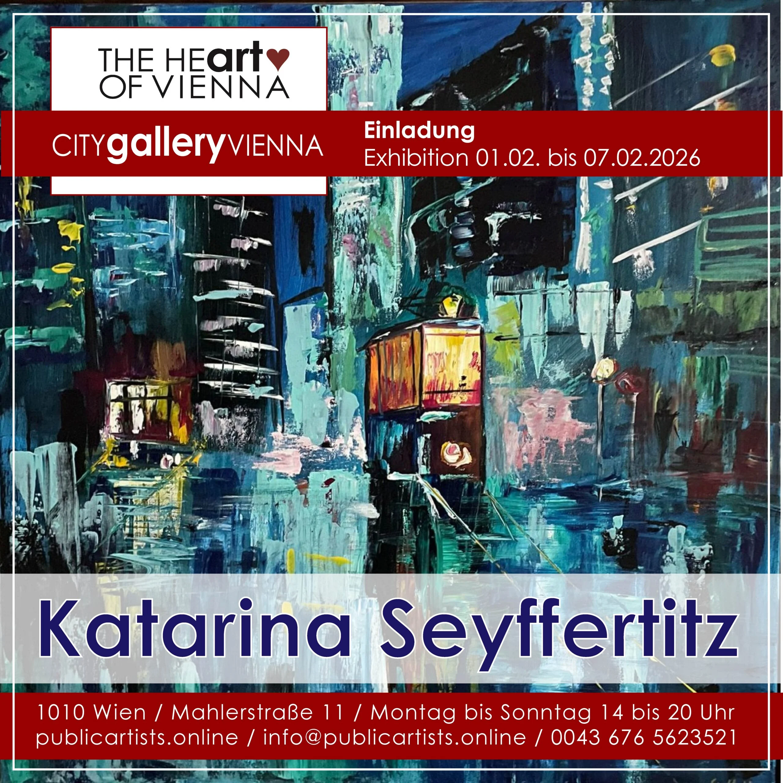 Katarina Seyffertitz in der CITYgalleryVIENNA
