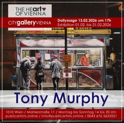 Tony Murphy in der CITYgalleryVIENNA