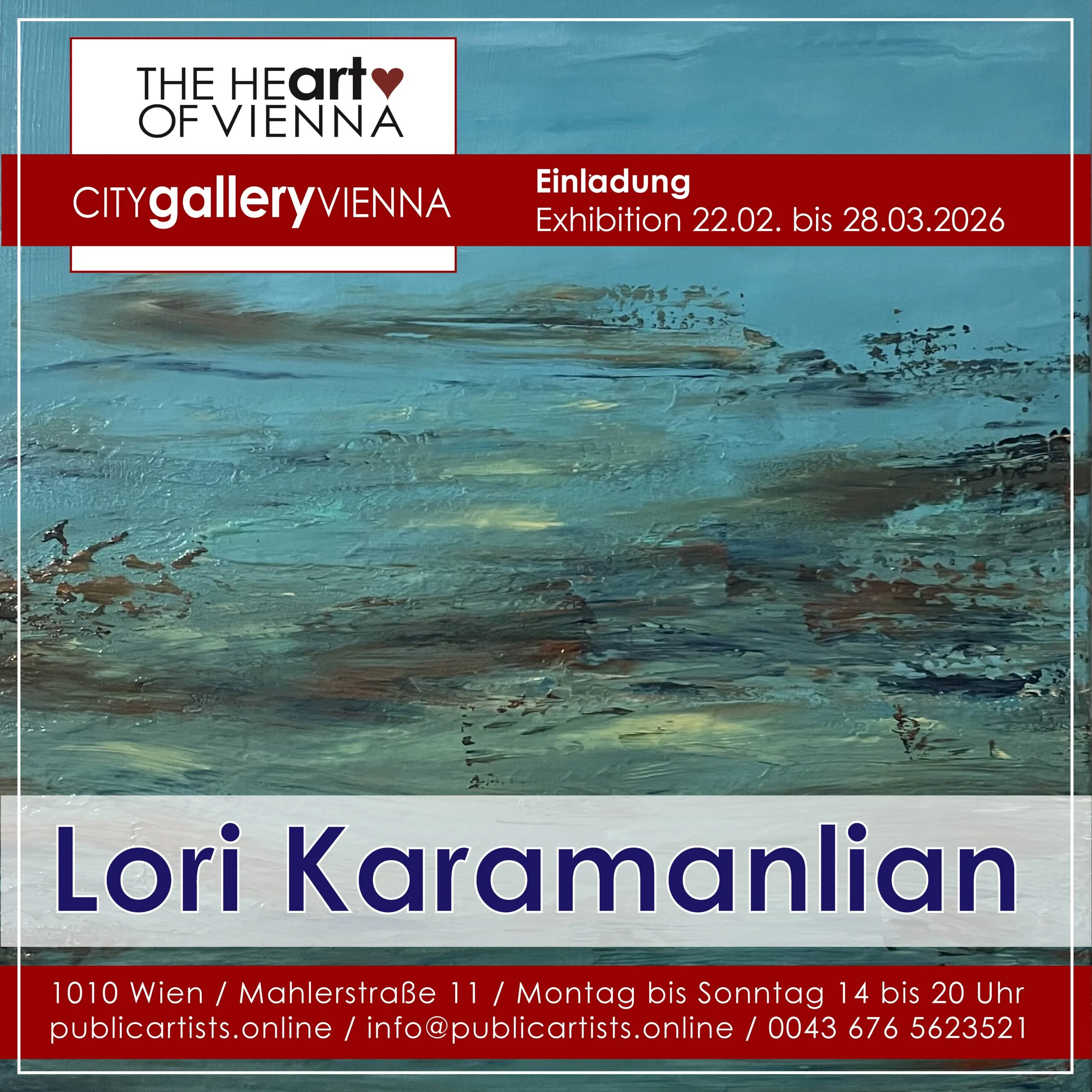 Lori Karamanlian in der CITYgalleryVIENNA