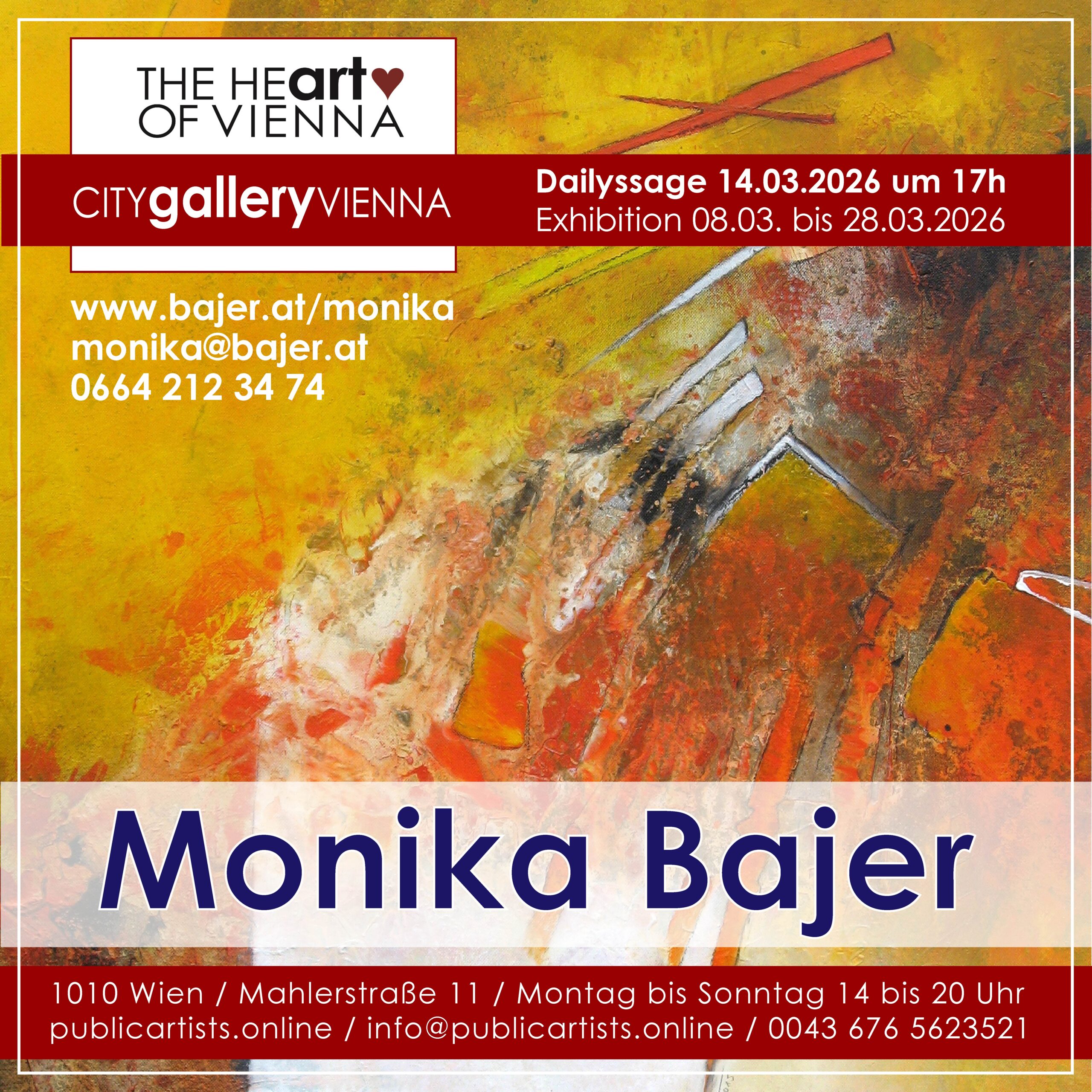 Monika Bajer in der CITYgalleryVIENNA