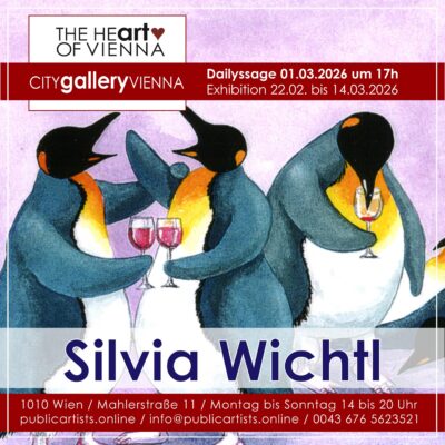 Silvia Wichtl in der CITYgalleryVIENNA