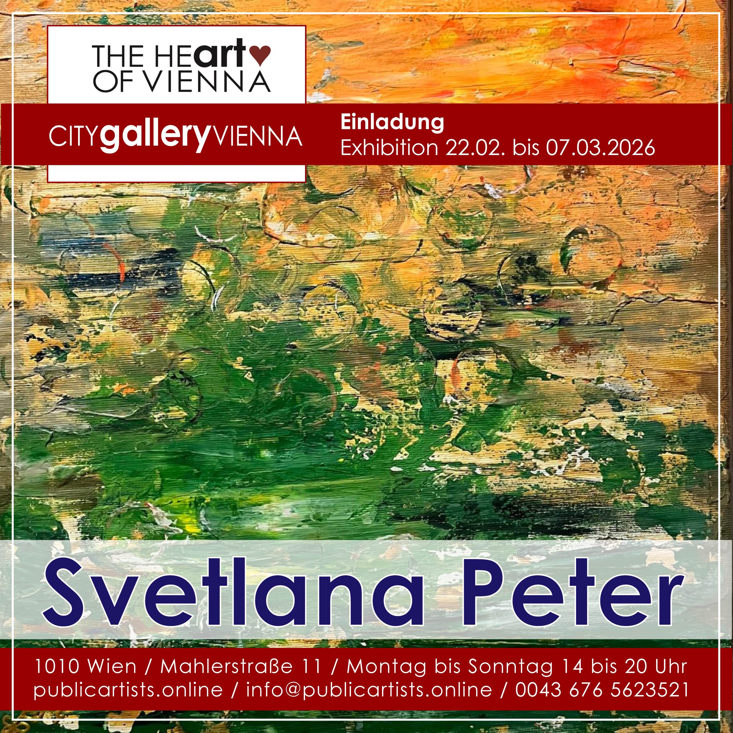 Svetlana Peter a CITYgalleryVIENNA-ban