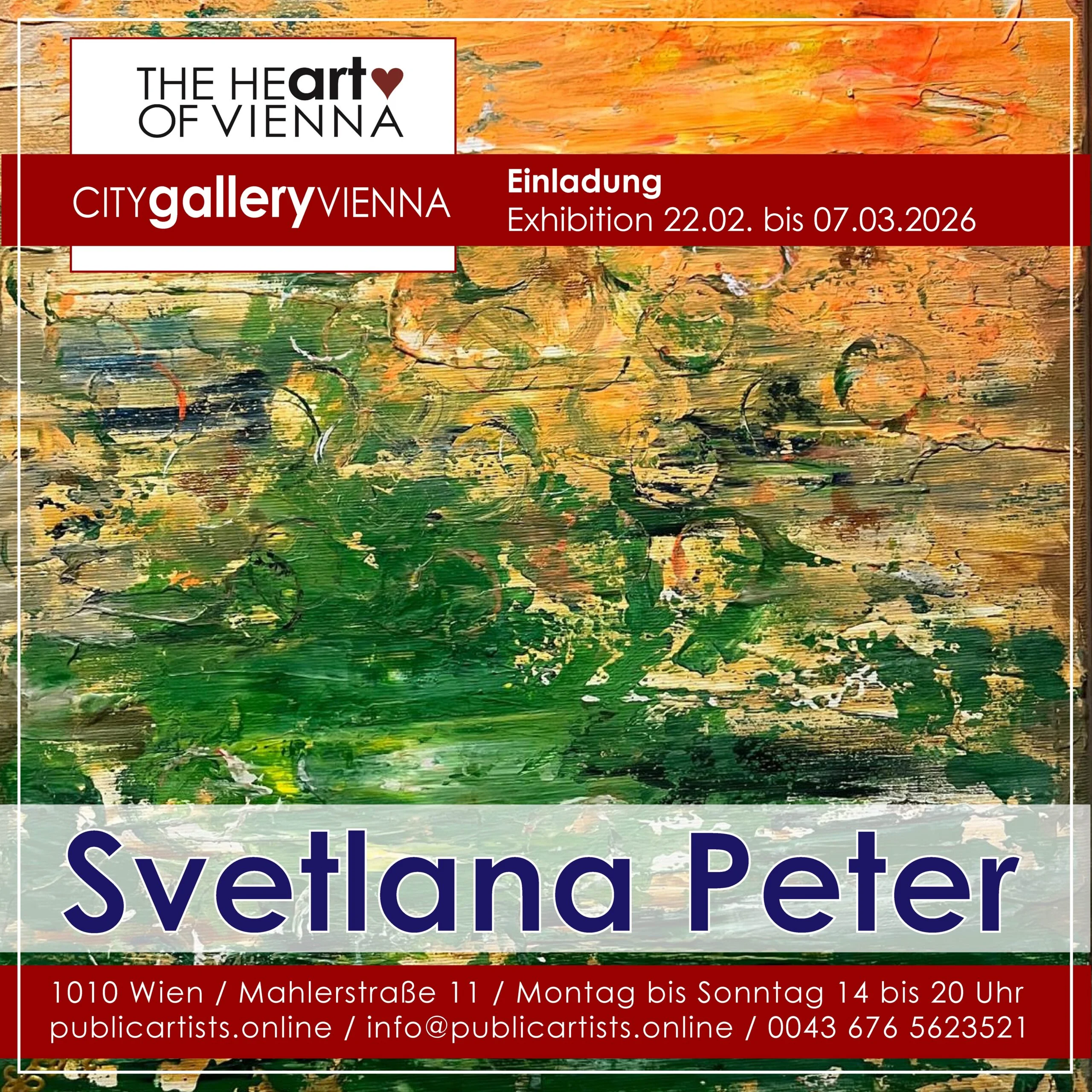 Светлана Петер в галерее CITYgalleryVIENNA