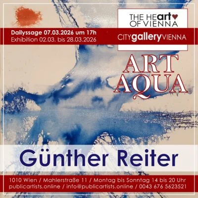 Günther Reiter zeigt „ART AQUA“ in der CITYgalleryVIENNA