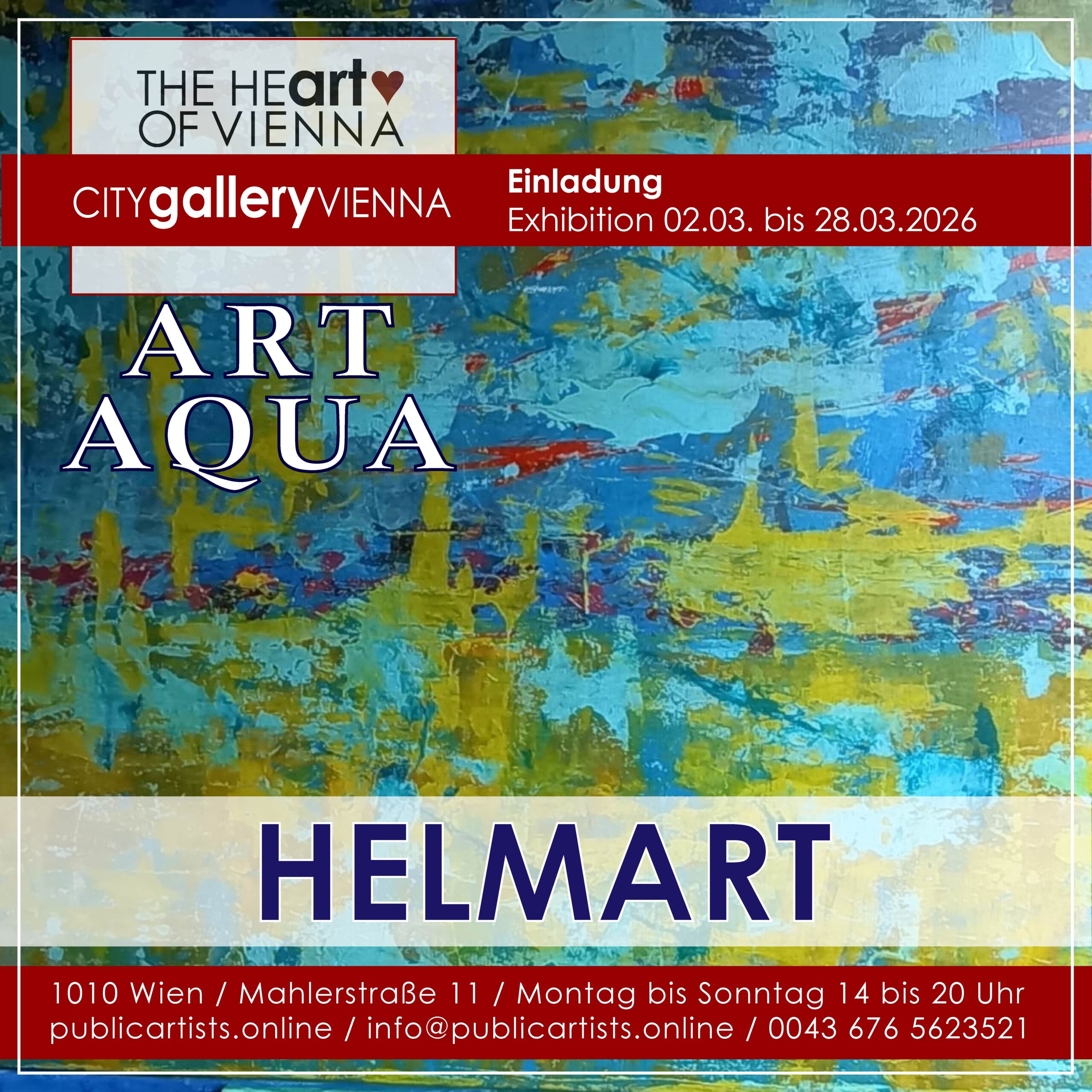 HELMART zeigt „ART AQUA“ in der CITYgalleryVIENNA
