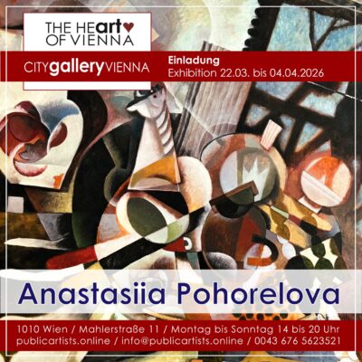 Anastasiia Pohorelova in der CITYgalleryVIENNA