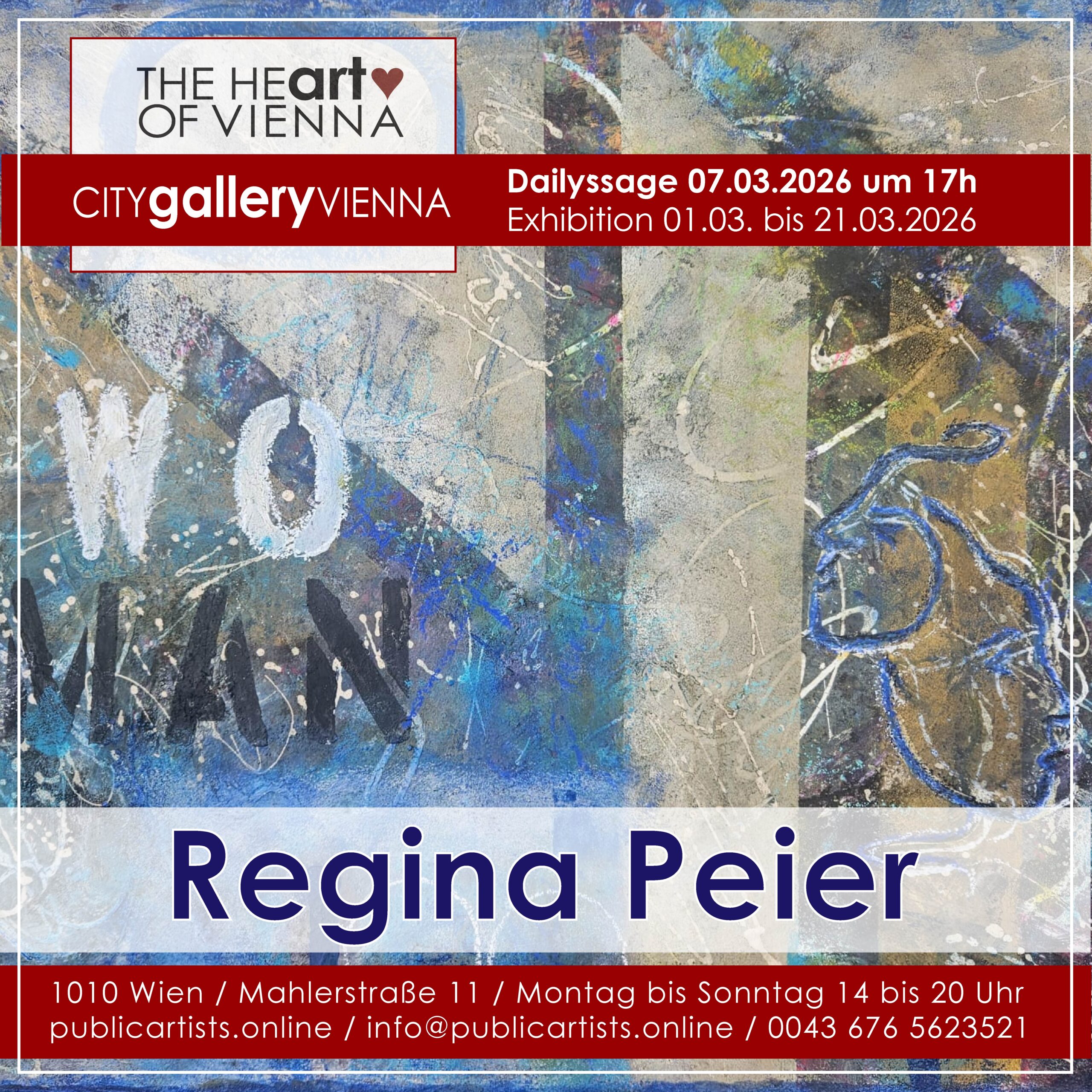 Regina Peier in der CITYgalleryVIENNA
