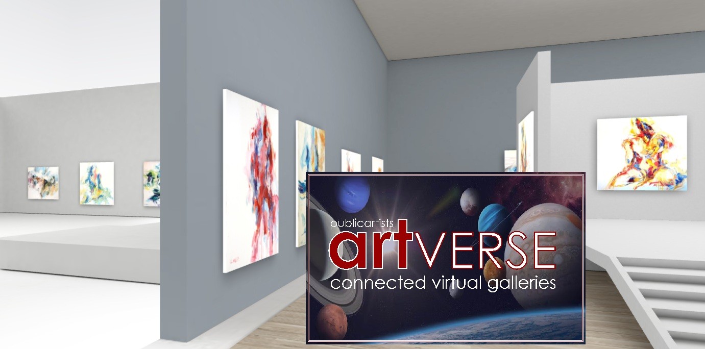webseite artverse virtuelle galerien
