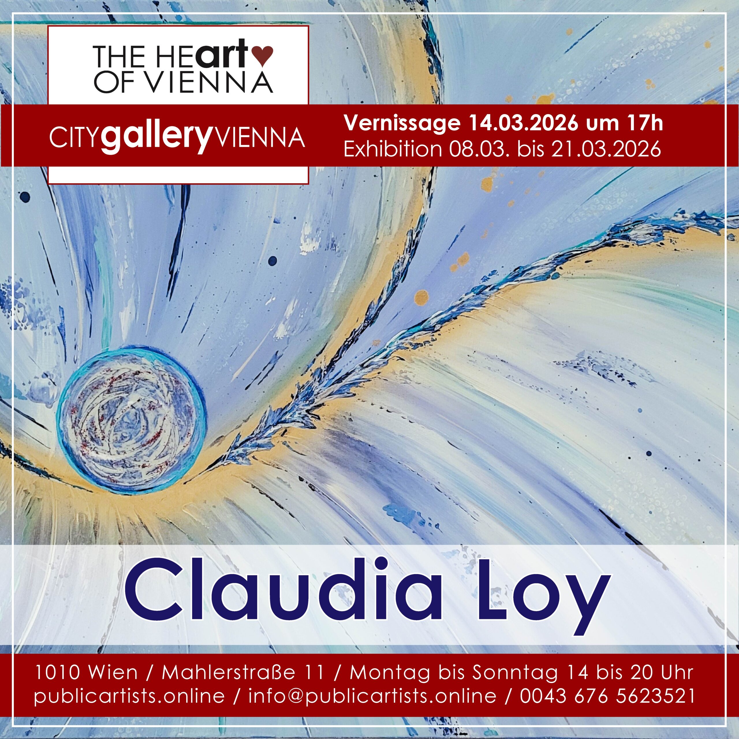 Claudia Loy CITYgalleryVIENNA'da