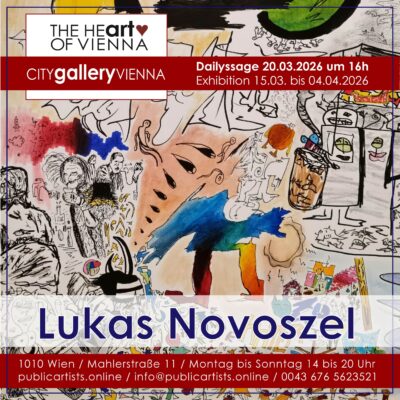 Lukas Novoszel in der CITYgalleryVIENNA