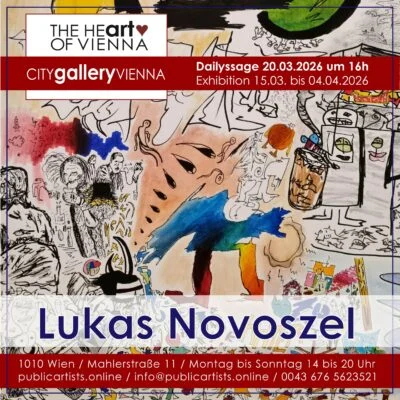 Lukas Novoszel in der CITYgalleryVIENNA