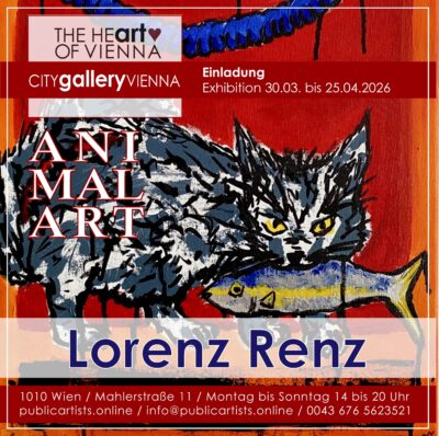 Lorenz Renz zeigt „ANIMAL ART“ in der CITYgalleryVIENNA