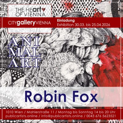 Robin Fox zeigt „ANIMAL ART“ in der CITYgalleryVIENNA