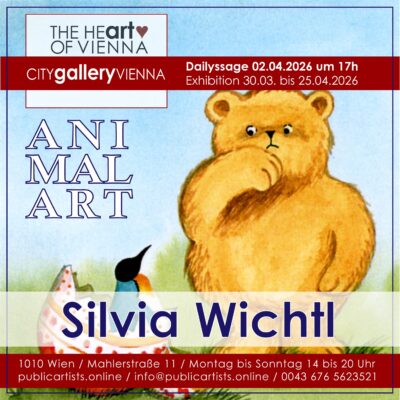 Silvia Wichtl zeigt „ANIMAL ART“ in der CITYgalleryVIENNA