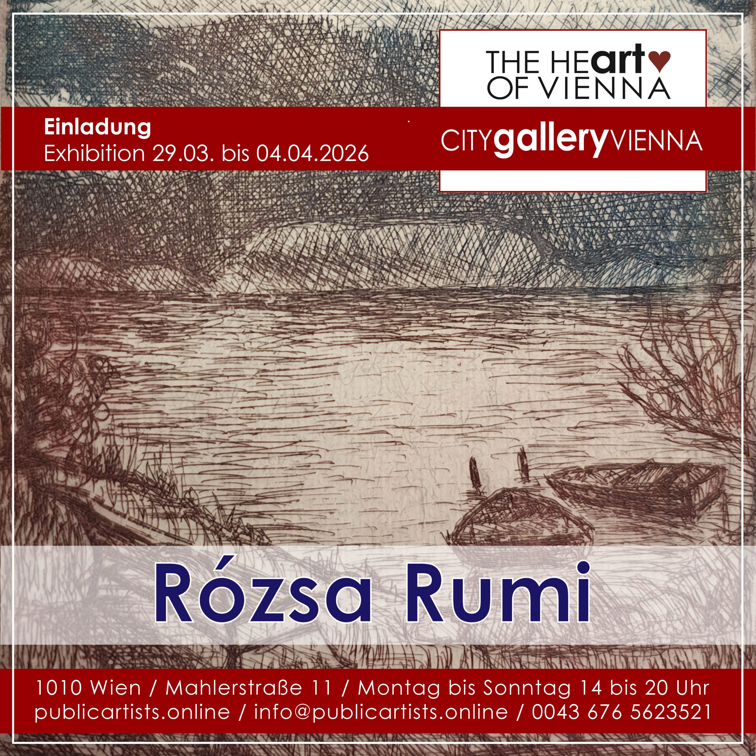 Rózsa Rumi in der CITYgalleryVIENNA