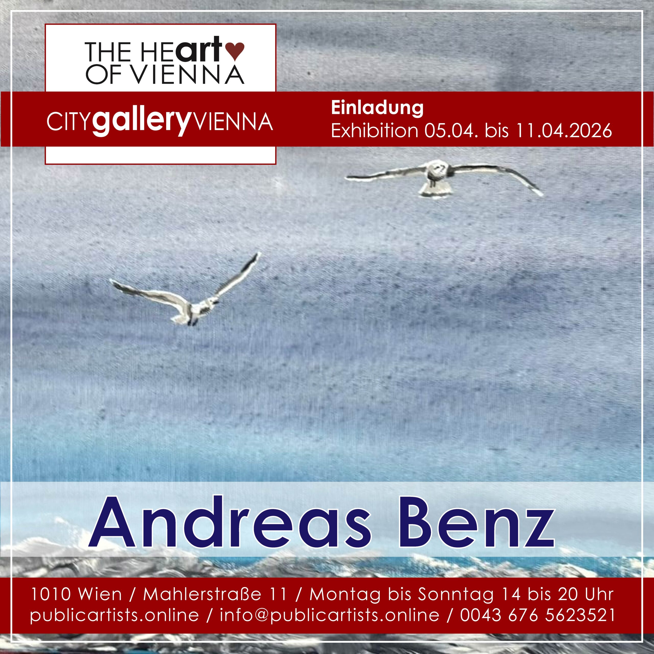 Andreas Benz a CITYgalleryVIENNA-ban