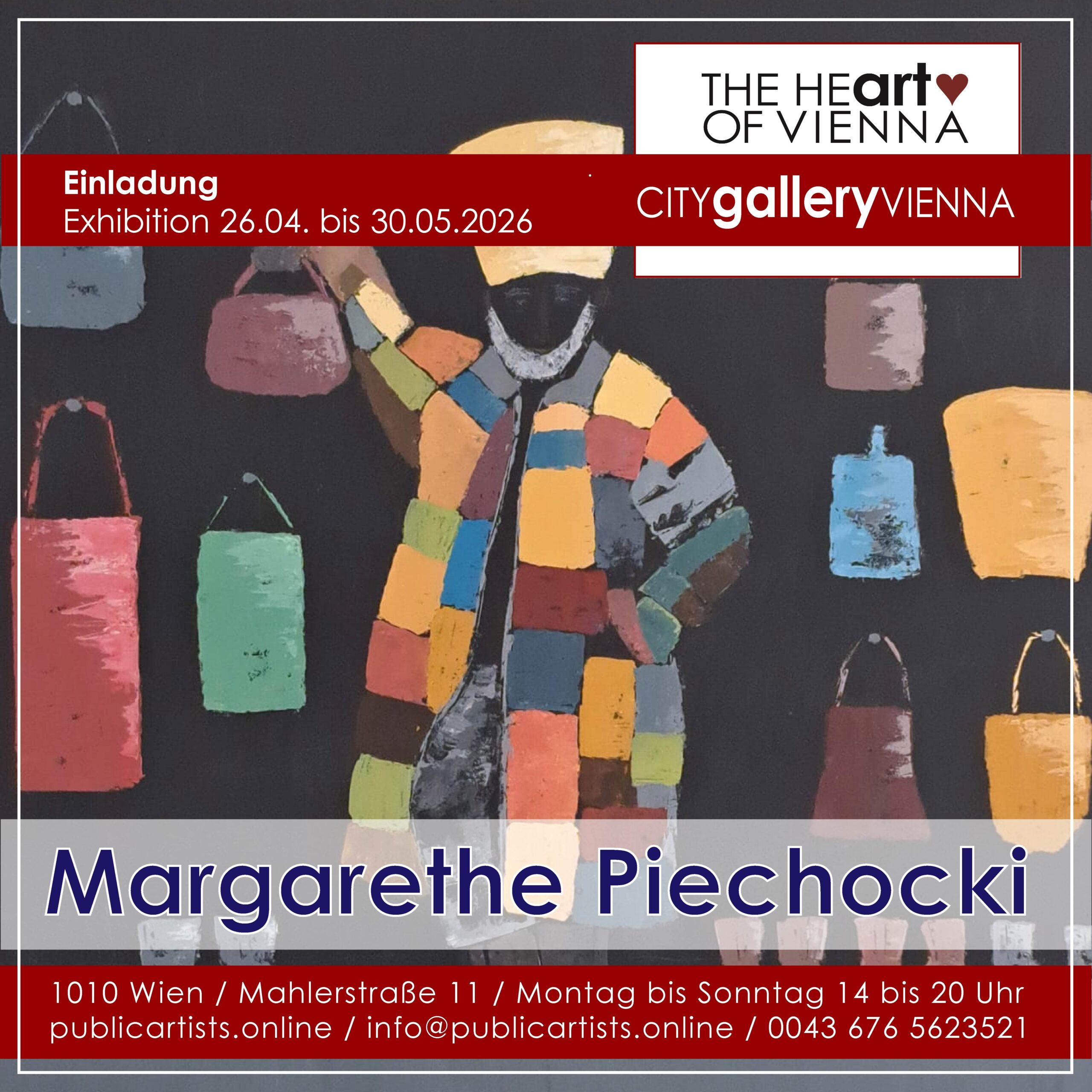 Margarethe Piechocki in der CITYgalleryVIENNA