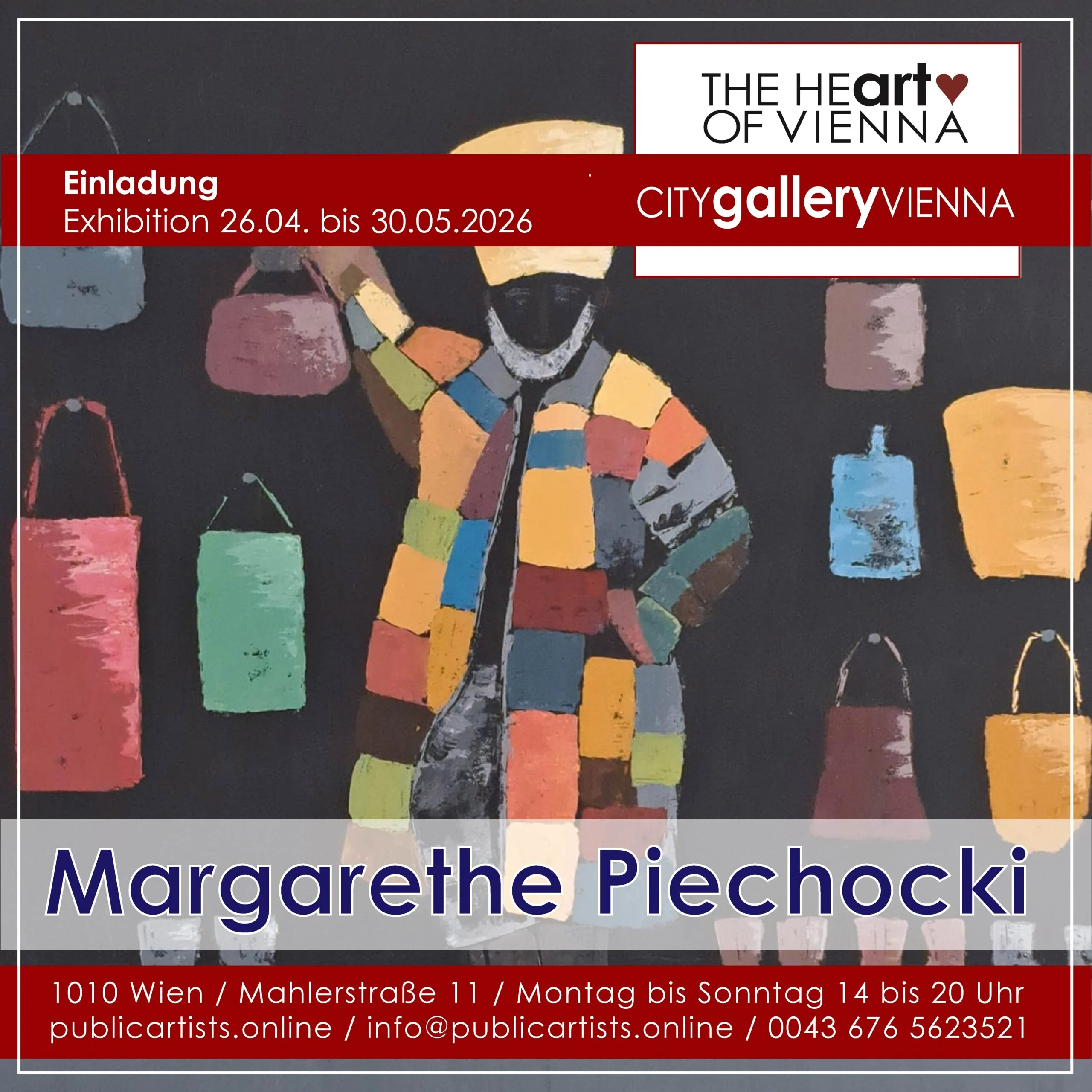 Margarethe Piechocki in der CITYgalleryVIENNA