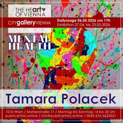 Tamara Polacek zeigt „MENTAL HEALTH“ in der CITYgalleryVIENNA