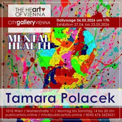 Tamara Polacek „MENTAL HEALTH“ című kiállítását mutatja be a CITYgalleryVIENNA-ban
