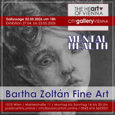 Bartha Zoltán Fina Art kiállítása „LELKI EGÉSZSÉG“ a CITYgalleryVIENNA-ban