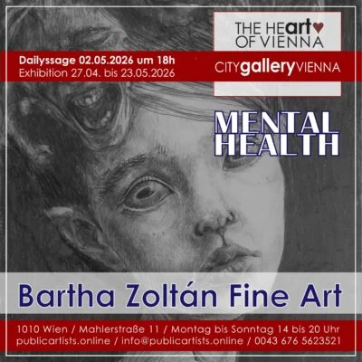 Bartha Zoltán Fina Art kiállítása „LELKI EGÉSZSÉG“ a CITYgalleryVIENNA-ban