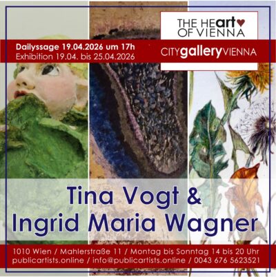 Tina Vogt & Ingrid Maria Wagner in der CITYgalleryVIENNA