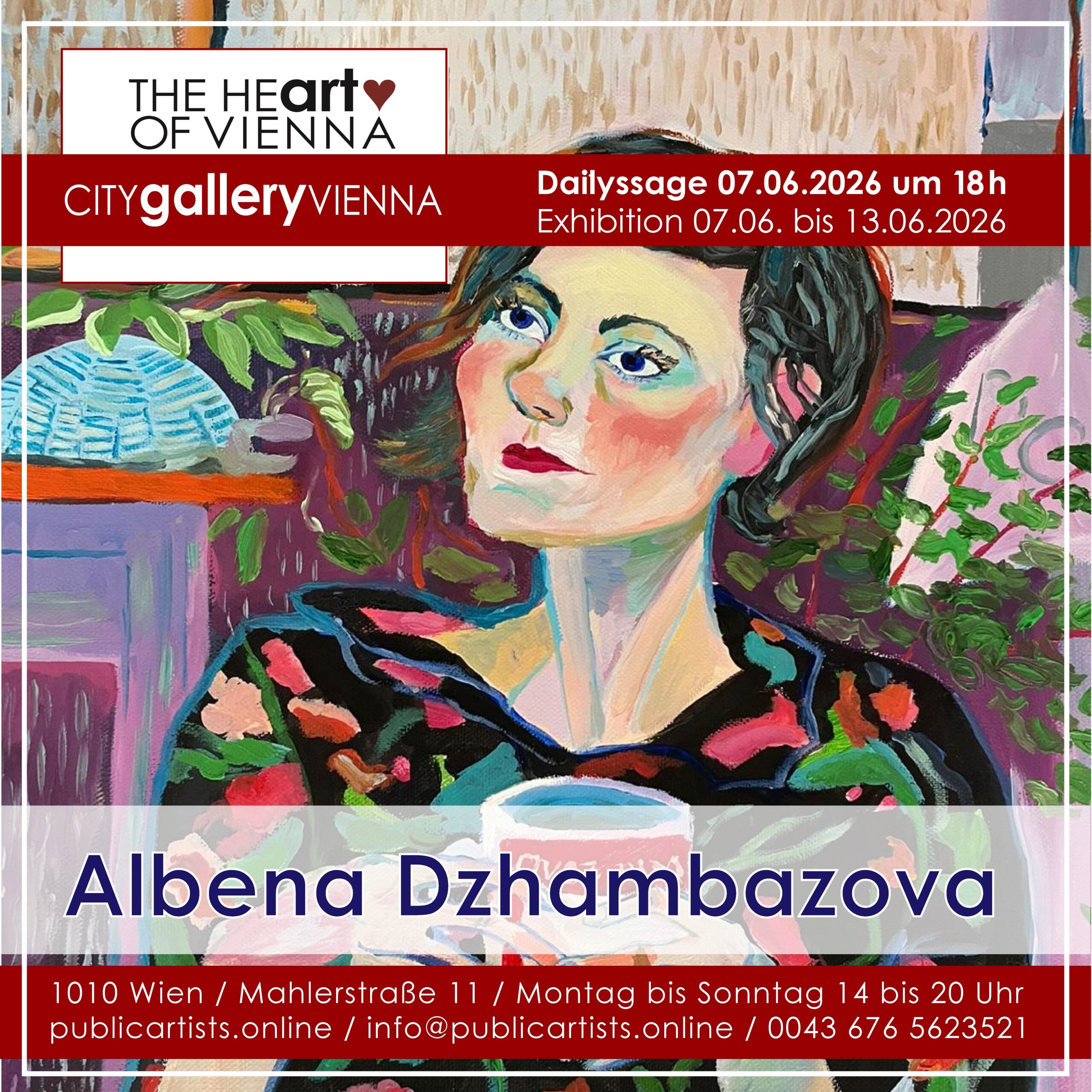 Albena Dzhambazova in the CITYgalleryVIENNA