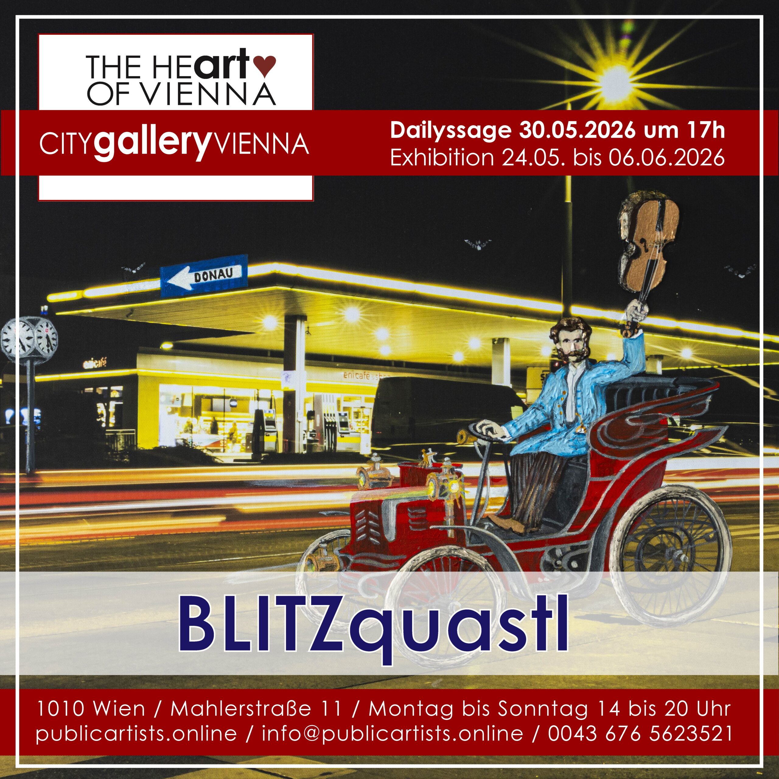 BLITZquastl in the CITYgalleryVIENNA