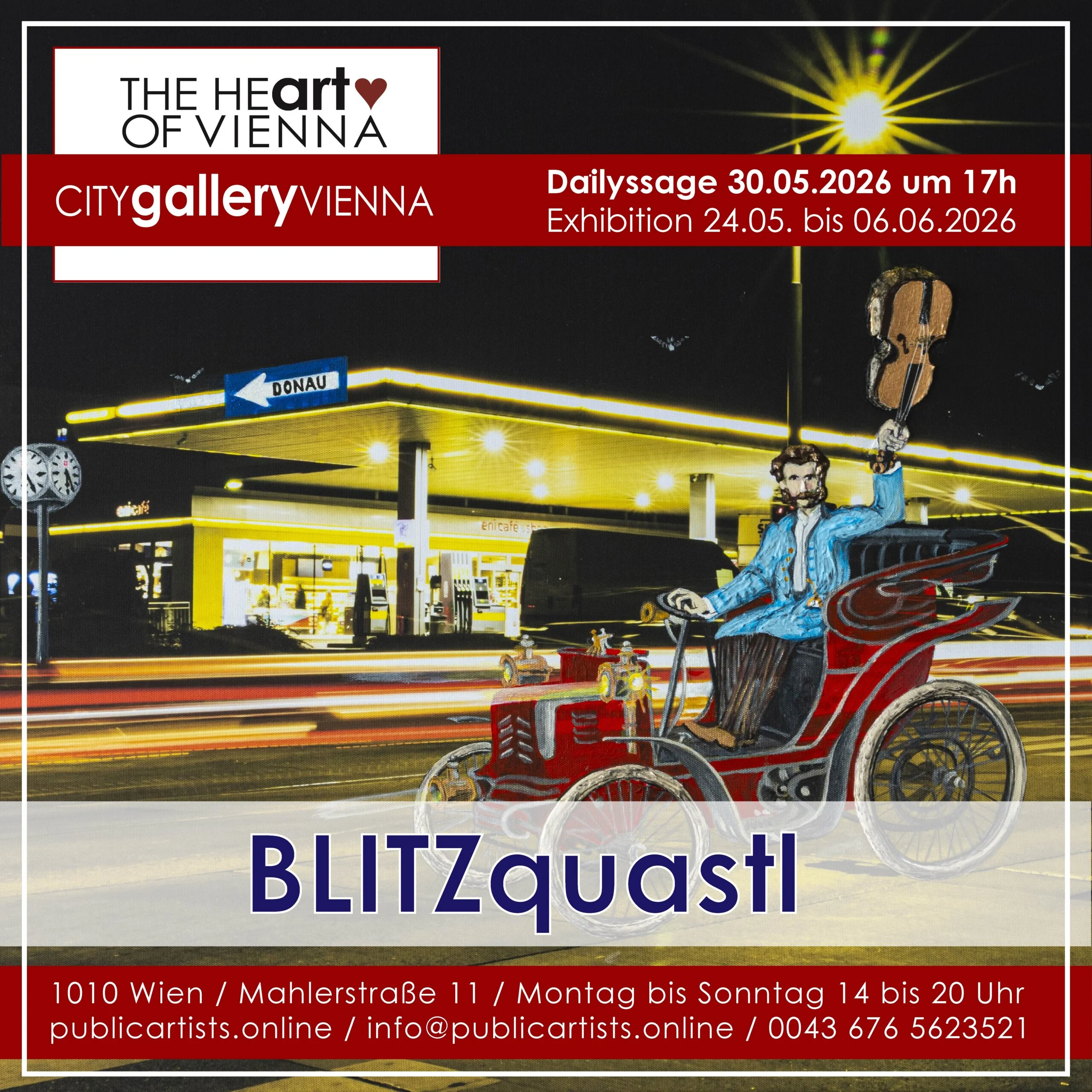 BLITZquastl alla CITYgalleryVIENNA