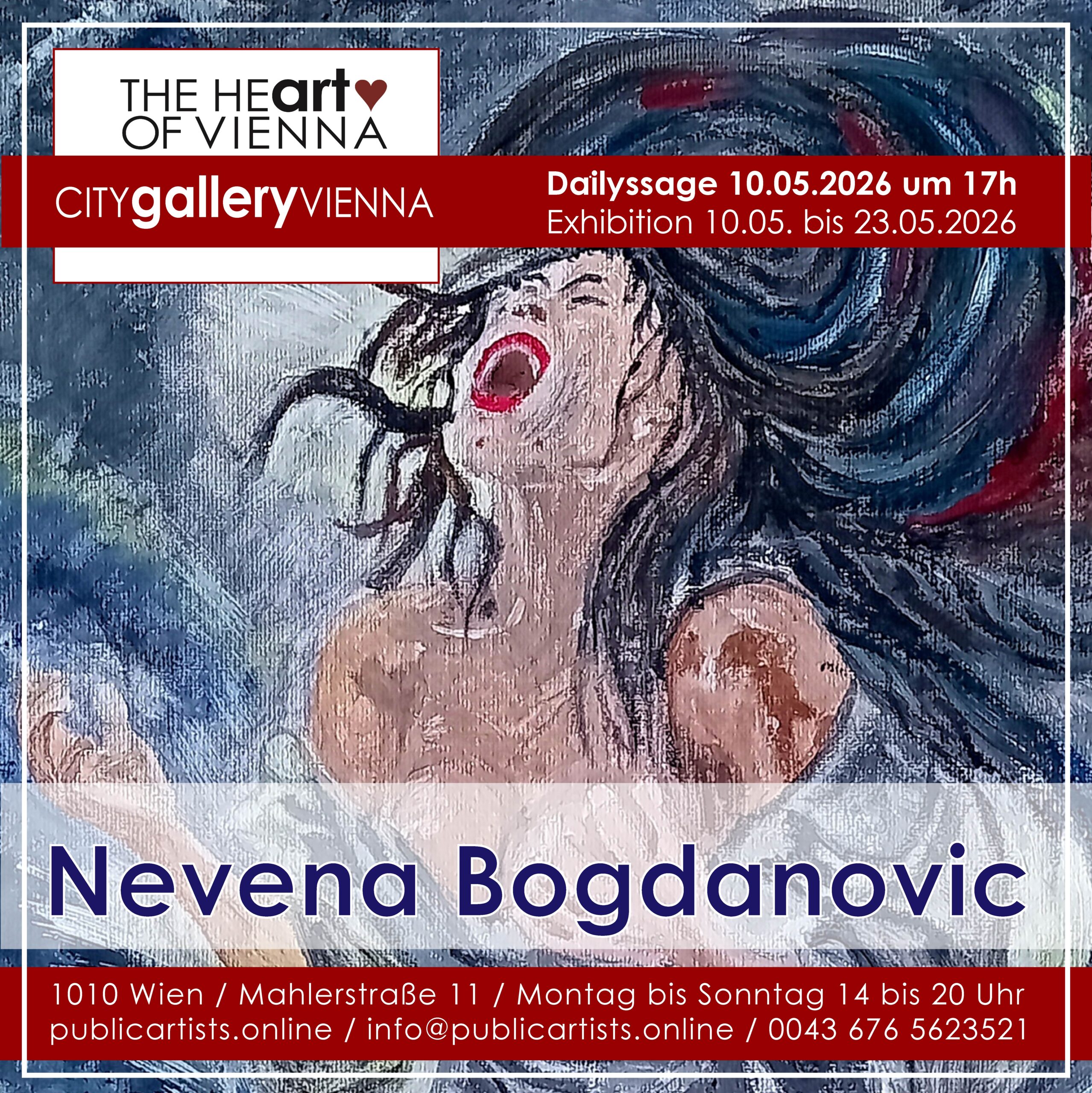 Nevena Bogdanovic in the CITYgalleryVIENNA