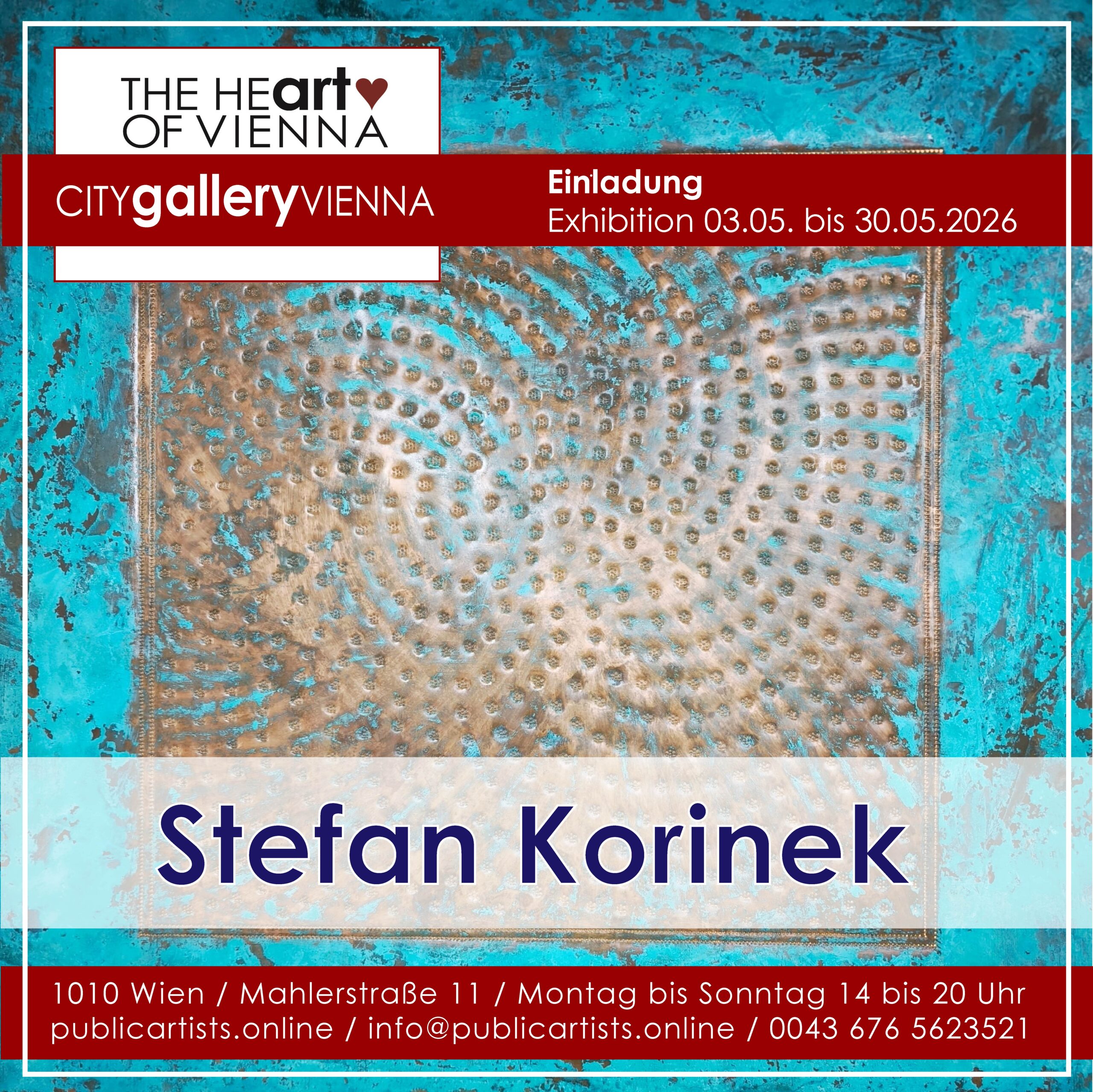 Stefan Korinek in the CITYgalleryVIENNA