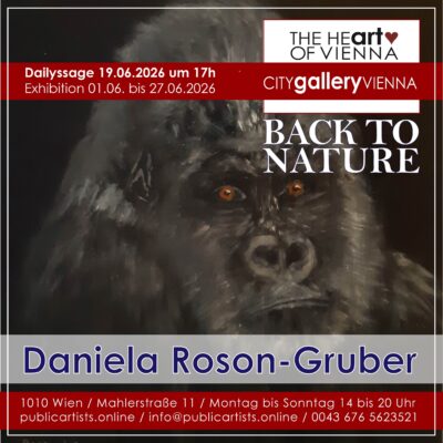 Daniela Roson-Gruber zeigt „BACK TO NATURE“ in der CITYgalleryVIENNA