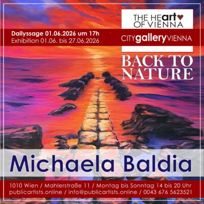Michaela Baldia zeigt „BACK TO NATURE“ in der CITYgalleryVIENNA