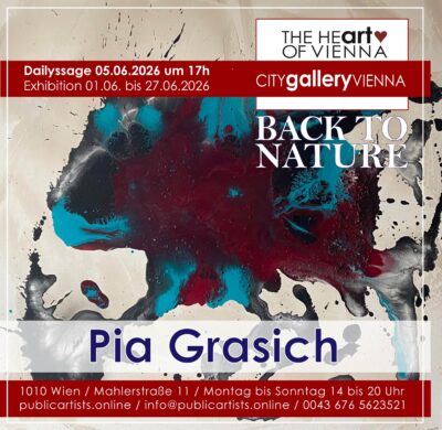 Pia Grasich zeigt “BACK TO NATURE” in der CITYgalleryVIENNA