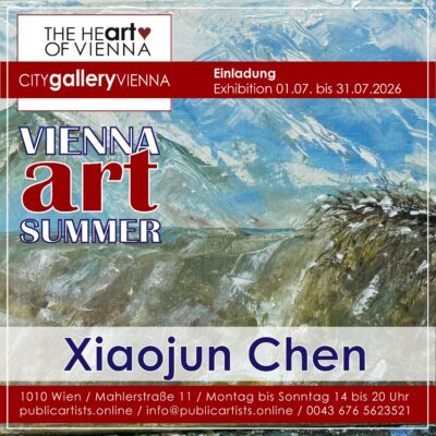 Xiaojun Chen im “VIENNA ART SUMMER” in der CITYgalleryVIENNA